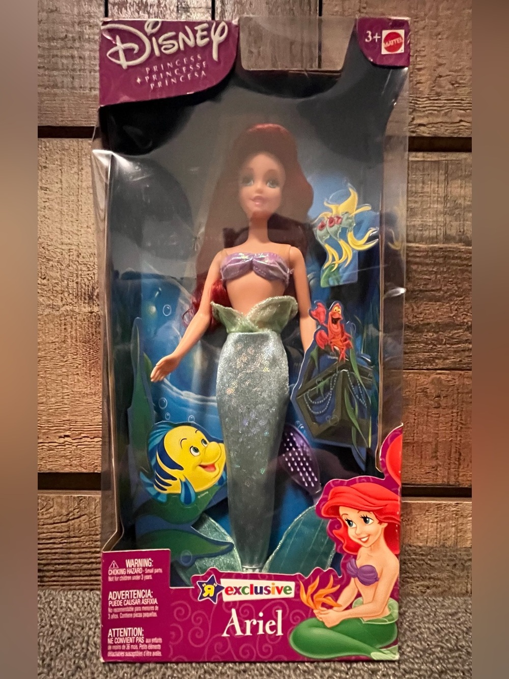 Disney Princess Ariel Toys R Exclusive 2002 Doll Mattel BRAND NEW RARE LIMITED!!